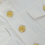L'AGENCE - Genevie Cropped Denim Jacket