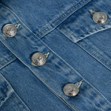 L'AGENCE - Genevie Cropped Denim Jacket