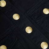 L'AGENCE - Genevie Cropped Denim Jacket
