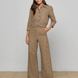 L'AGENCE - Jia Cropped Tweed Jacket
