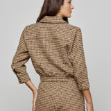 L'AGENCE - Jia Cropped Tweed Jacket