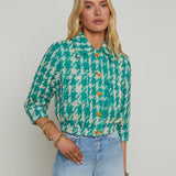 L'AGENCE - Jia Houndstooth Tweed Jacket