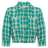 L'AGENCE - Jia Houndstooth Tweed Jacket