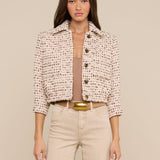 L'AGENCE - Jia Cropped Tweed Jacket