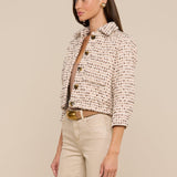 L'AGENCE - Jia Cropped Tweed Jacket