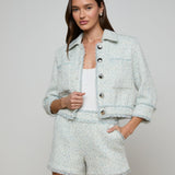 L'AGENCE - Jia Fringed Tweed Jacket