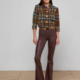 L'AGENCE - Jia Cropped Tweed Jacket