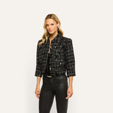 L'AGENCE - Jia Sequined Tweed Jacket
