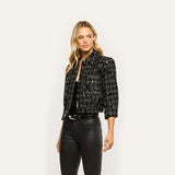 L'AGENCE - Jia Sequined Tweed Jacket