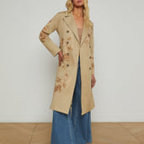 L'AGENCE - Venus Embroidered Trench Coat