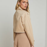 L'AGENCE - Kento Cropped Trench Coat