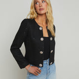 L'AGENCE - Moon Sequin Tweed Jacket