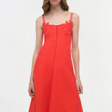 Simkhai - Ellery Embroidered Bustier Midi Dress