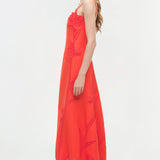 Simkhai - Ellery Embroidered Bustier Midi Dress