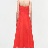 Simkhai - Ellery Embroidered Bustier Midi Dress