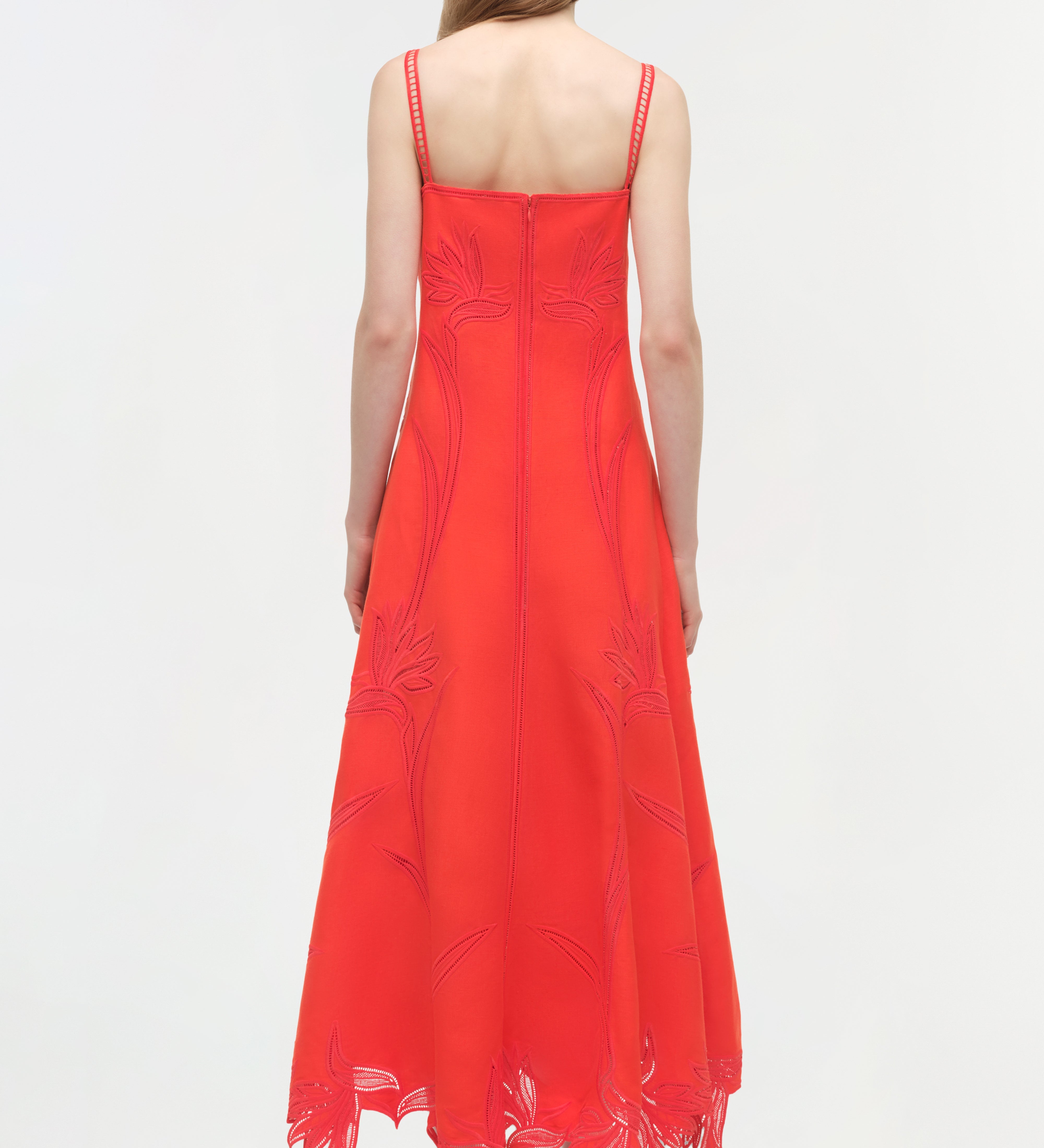 Simkhai - Ellery Embroidered Bustier Midi Dress