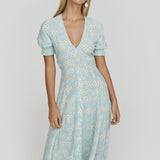 Faithfull - Zhoe Floral Print Ari Midi Dress  - Final Sale