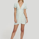 Faithfull - Kaia Floral Seafoam Marianne Mini Dress  - Final Sale