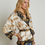 L'AGENCE - Hinata Satin Wrap Jacket