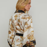 L'AGENCE - Hinata Satin Wrap Jacket