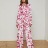 L'AGENCE - Jordana Satin Wrap Blazer