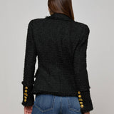 L'AGENCE - Kaisley Frayed Trim Blazer