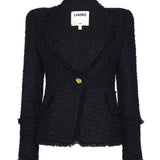 L'AGENCE - Kaisley Frayed Trim Blazer