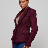 L'AGENCE - Kaisley Tweed Blazer