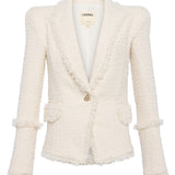 L'AGENCE - Kaisley Tweed Blazer
