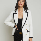 L'AGENCE - Aimee Oversized Tweed Blazer