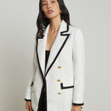 L'AGENCE - Aimee Oversized Tweed Blazer