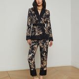 L'AGENCE - Jordana Satin Wrap Blazer