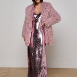 L'AGENCE - Toira Faux Fur Coat