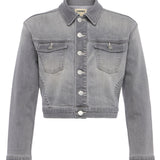 L'AGENCE - Koda Cropped Denim Jacket