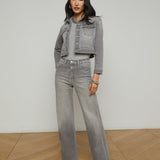 L'AGENCE - Koda Cropped Denim Jacket