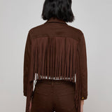 L'AGENCE - Koda Fringe Jean Jacket