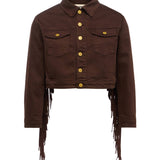 L'AGENCE - Koda Fringe Jean Jacket