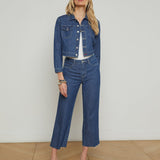 L'AGENCE - Koda Cropped Denim Jacket