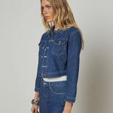 L'AGENCE - Koda Cropped Denim Jacket