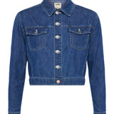 L'AGENCE - Koda Cropped Denim Jacket