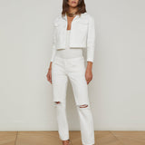 L'AGENCE - Koda Cropped Denim Jacket