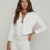 L'AGENCE - Koda Cropped Denim Jacket