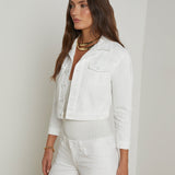 L'AGENCE - Koda Cropped Denim Jacket