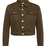 L'AGENCE - Koda Cropped Denim Jacket