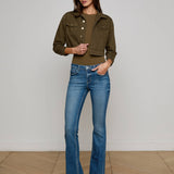 L'AGENCE - Koda Cropped Denim Jacket