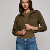 L'AGENCE - Koda Cropped Denim Jacket