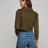 L'AGENCE - Koda Cropped Denim Jacket