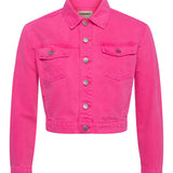 L'AGENCE - Koda Cropped Denim Jacket