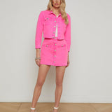 L'AGENCE - Koda Cropped Denim Jacket
