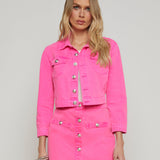 L'AGENCE - Koda Cropped Denim Jacket